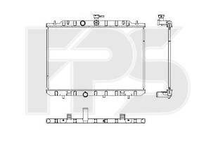 Радиатор охлаждения Nissan X-Trail (07-)
