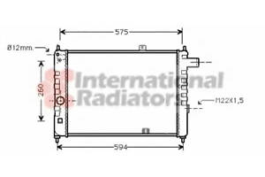 Радиатор охлаждения Opel Ascona C (81-88) 37002055