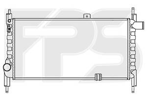 Радиатор охлаждения OPEL KADETT E 1984- 1.3 Nissens