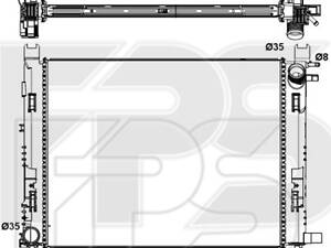 Радиатор охлаждения Renault Dokker (12-)