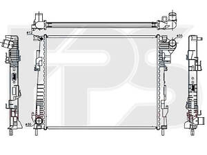 Радиатор охлаждения RENAULT TRAFIC 2006- 2.0 CDTI АКП Nissens