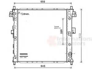 Радиатор охлаждения Ssang Yong Actyon (05-) 81002105