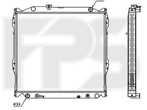 Радіатор охолодження Toyota 4Runner (95-)
