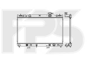 Радиатор охлаждения TOYOTA CAMRY V30 2001- 2.0/2.4 AVA