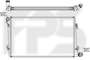 Радиатор охлаждения Volkswagen Passat 7, 05-