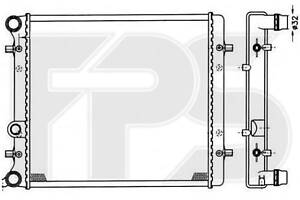 Радиатор охлаждения VW BORA 2000-2005 1.41.6 МКП Nissens