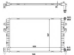 Радиатор охлаждения VW Touran/Tiguan/Golf/Passat 1.0-2.0D 12-