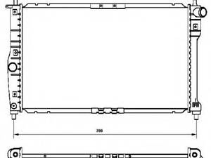Радіатор охолодж двигуна (+AC) Daewoo Lanos 1.4/1.5/1.6 05.97 53253