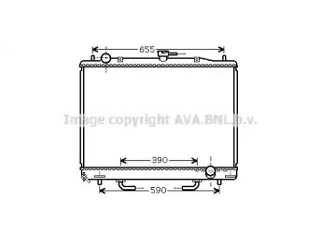 Радiатор охолодження (вир-во AVA)