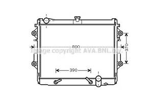 Радiатор охолодження (вир-во AVA)