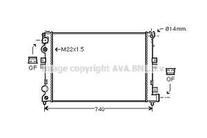Радiатор охолодження (вир-во AVAl)