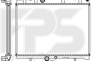 Радіатор охолодження Citroen c4 (1,6/2,0) Ситроен c4 2005-2010
