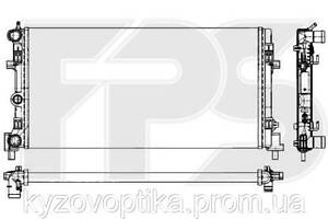 Радіатор охолодження для volkswagen polo sdn 1.6 M KL+/- (фольксваген поло) 2009-2015. (Fps)
