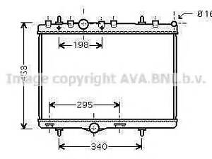 Радіатор охолодження двигуна 407207307 1820 20TD MT (вир-во AVA) AVA QUALITY COOLING PEA2255 на PEUGEOT 5008