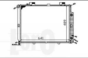 Радіатор охолодження двигуна E-CLASS W 210/E 200 DIESEL 95-