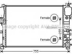 Радіатор охолодження двигуна MERCEDES S-Series 3.0D 06- (Ava) AVA QUALITY COOLING MS2447 на MERCEDES-BENZ S-CLASS седан
