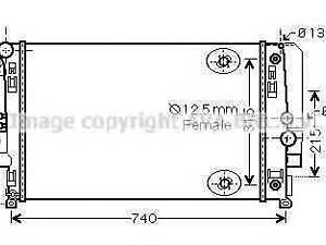 Радіатор охолодження двигуна МВ W639 (2004) VITO 109 2.2 CDI (Ava) AVA QUALITY COOLING MSA2460 на MERCEDES-BENZ VITO / M