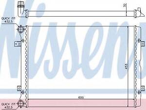 Радиатор охлаждения двигателя NISSENS 65014 на VW SHARAN (7M8, 7M9, 7M6)
