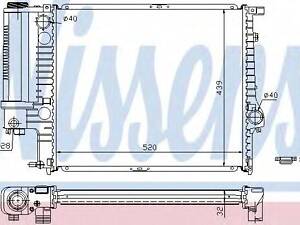 Радіатор охолодження First Fit NISSENS 60743A на BMW 5 седан (E34)