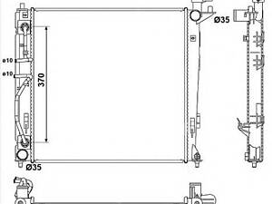 Радиатор охлаждения HYUNDAI IX35 KIA SPORTAGE 2.0D 01.10-