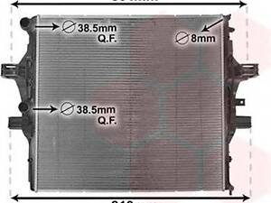 Радіатор охолодження IVECO DAILY 11- (вир-во Van Wezel) VAN WEZEL 28002125 на IVECO DAILY V c бортовой платформой/ходова