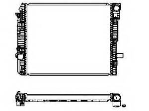 Радіатор охолодження MB Atego 815-1517 (+AC) NRF 50587 на MERCEDES-BENZ LK/LN2
