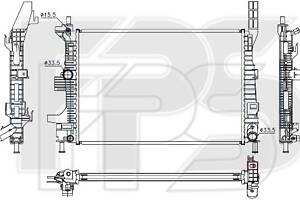 Радіатор охолодження на C-MAX, Focus