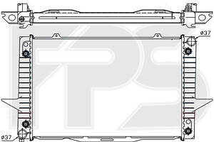 Радіатор охолодження на C70, S70, V70