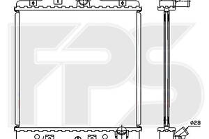 Радіатор охолодження на Civic