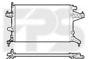 Радіатор охолодження на Corsa C