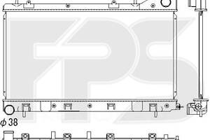 Радіатор охолодження на Forester