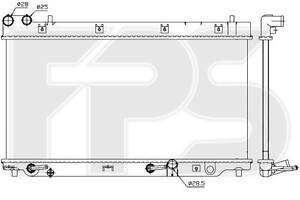 Радіатор охолодження на Jazz