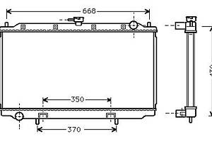 Радіатор охолодження NISSAN PRIMERA (P11) 1996-2002 г.