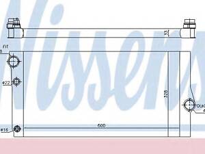 Радіатор охолодження NISSENS 60769 на BMW 5 (F10, F18)
