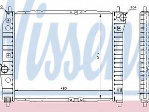 Радіатор охолодження NISSENS 61636 CHEVROLET LOVA седан (T250, T255)