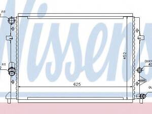 Радіатор охолодження NISSENS 65295 на VW GOLF TOURAN (1T3)