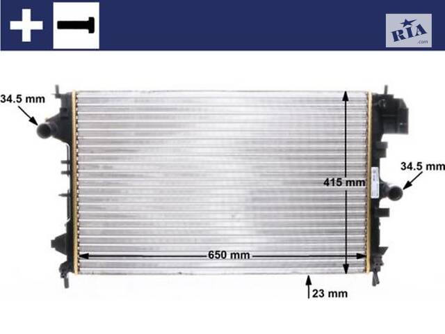 Радіатор охолодження OPEL SIGNUM (Z03) / FIAT CROMA (194_) 2002-2011 г.