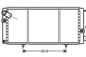 Радіатор охолодження PEUGEOT 205 1983-2000 г.