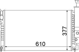Радіатор охолодження PEUGEOT 405 (4B) 1992-1999 г.