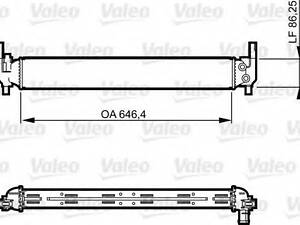Радиатор охлаждения Skoda FabiaRapidRoomster1.21.4 TSI 10- VALEO 735310 на VW POLO (6R, 6C)