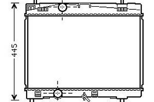 Радіатор охолодження TOYOTA YARIS (_P9_) 2005-2014 г.