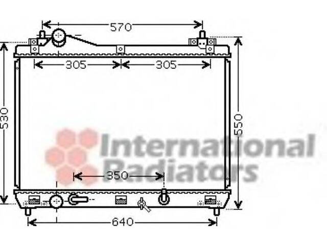 Радіатор охолодження VAN WEZEL 52002105 на SUZUKI ESCUDO II (JT)