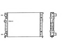 Радіатор охолодження VW Golf 1.4 91-97/Vento 92-98