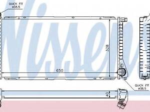 Радіатор охолоджування NISSENS 60634A на BMW 7 седан (E38)