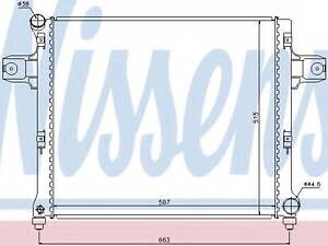 Радіатор охолоджування NISSENS 61022 на JEEP GRAND CHEROKEE III (WH, WK)