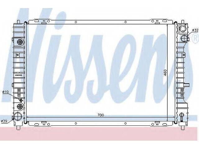 Радіатор охолоджування NISSENS 62003 на MAZDA TRIBUTE вездеход закрытый (EP) - Фото 1