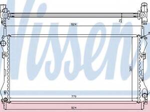 Радиатор охлаждения NISSENS 62046A на FORD TRANSIT автобус (FD_ _, FB_ _, FS_ _, FZ_ _, FC_ _)