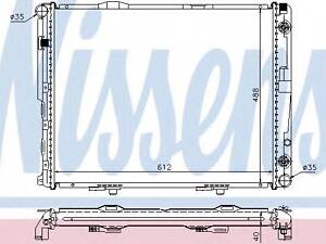 Радіатор охолоджування NISSENS 62695A на MERCEDES-BENZ седан (W124)