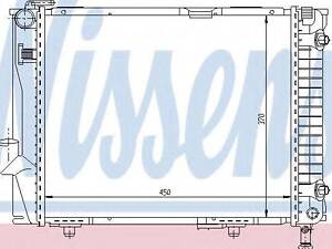 Радіатор охолоджування NISSENS 62711 на MERCEDES-BENZ седан (W124)
