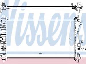 Радиатор охлаждения NISSENS 630716 на SAAB 9-5 (YS3G)